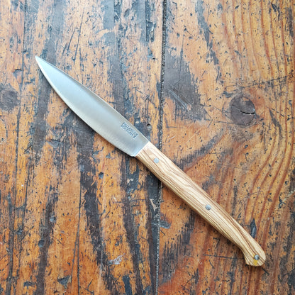 Pallares Slim Steak and Table Knife - Olive