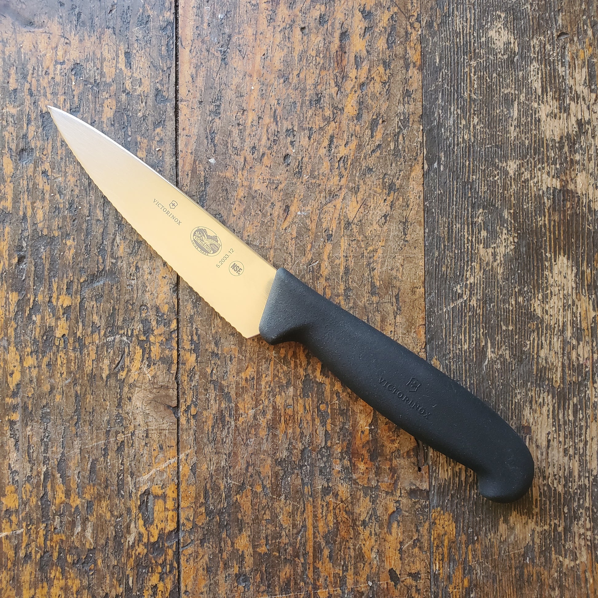Victorinox 5" Mini Chef Knife - Serrated – Uptown Cutlery