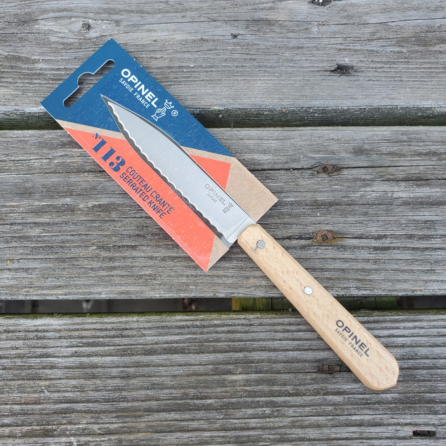 Opinel Serrated Paring Knife No. 113