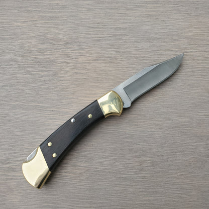 Buck 112 Ranger 3" Lockback Ebony Leather Sheath