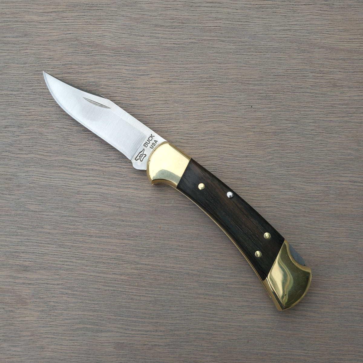 Buck112RangerEbonyLeatherSheat 