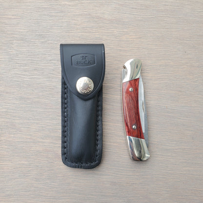Buck 501 Squire 2.75" Lockback with Leather Sheath