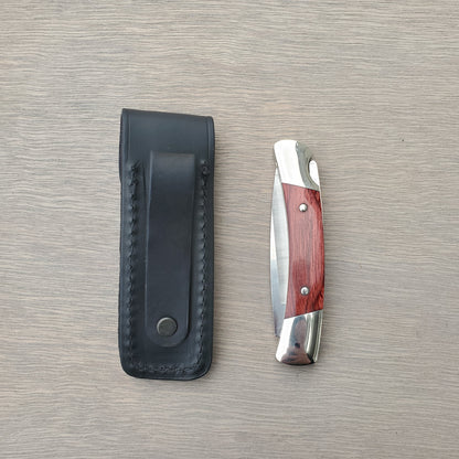 Buck 501 Squire 2.75" Lockback with Leather Sheath