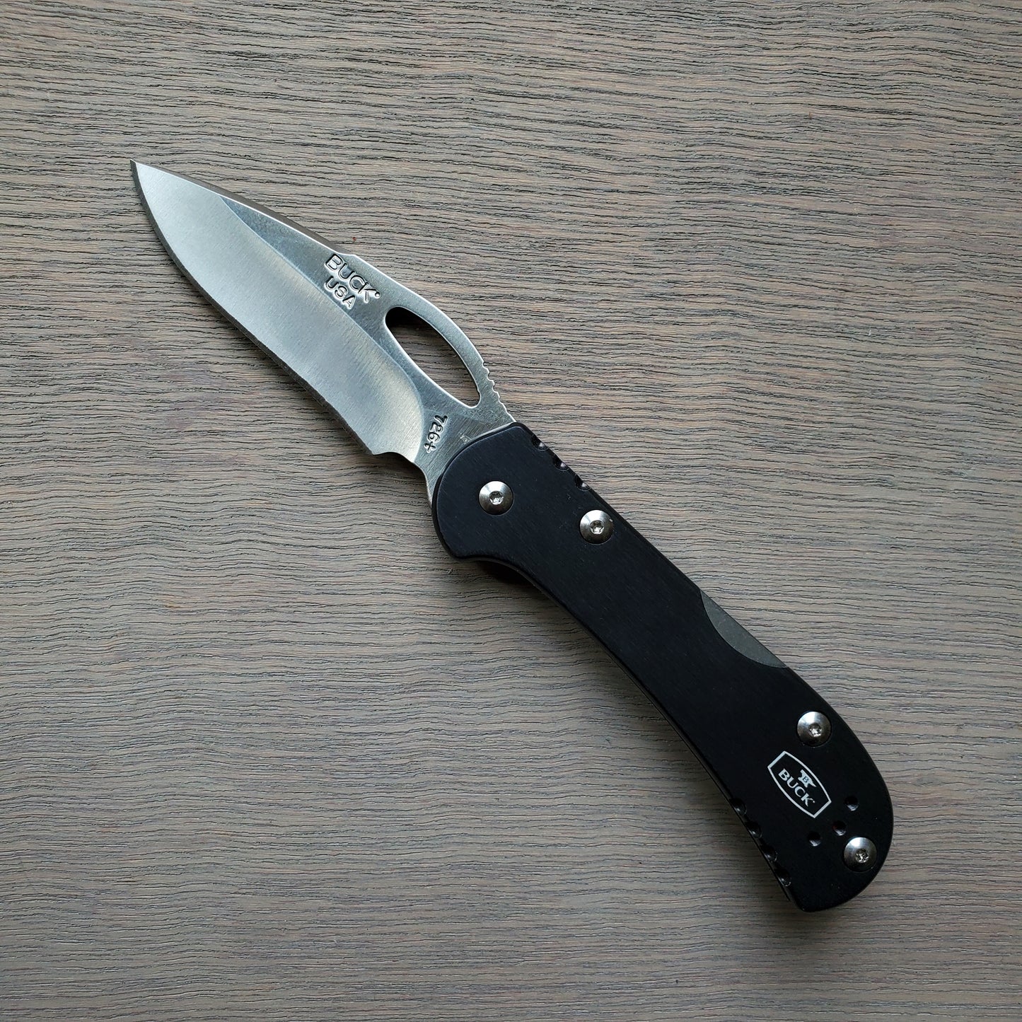 Buck 726 Mini Spitfire Lockback 2.75" Pocket Knife - Black