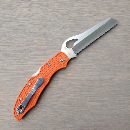 Spyderco Byrd Cara Cara 2 Rescue Knife - Orange