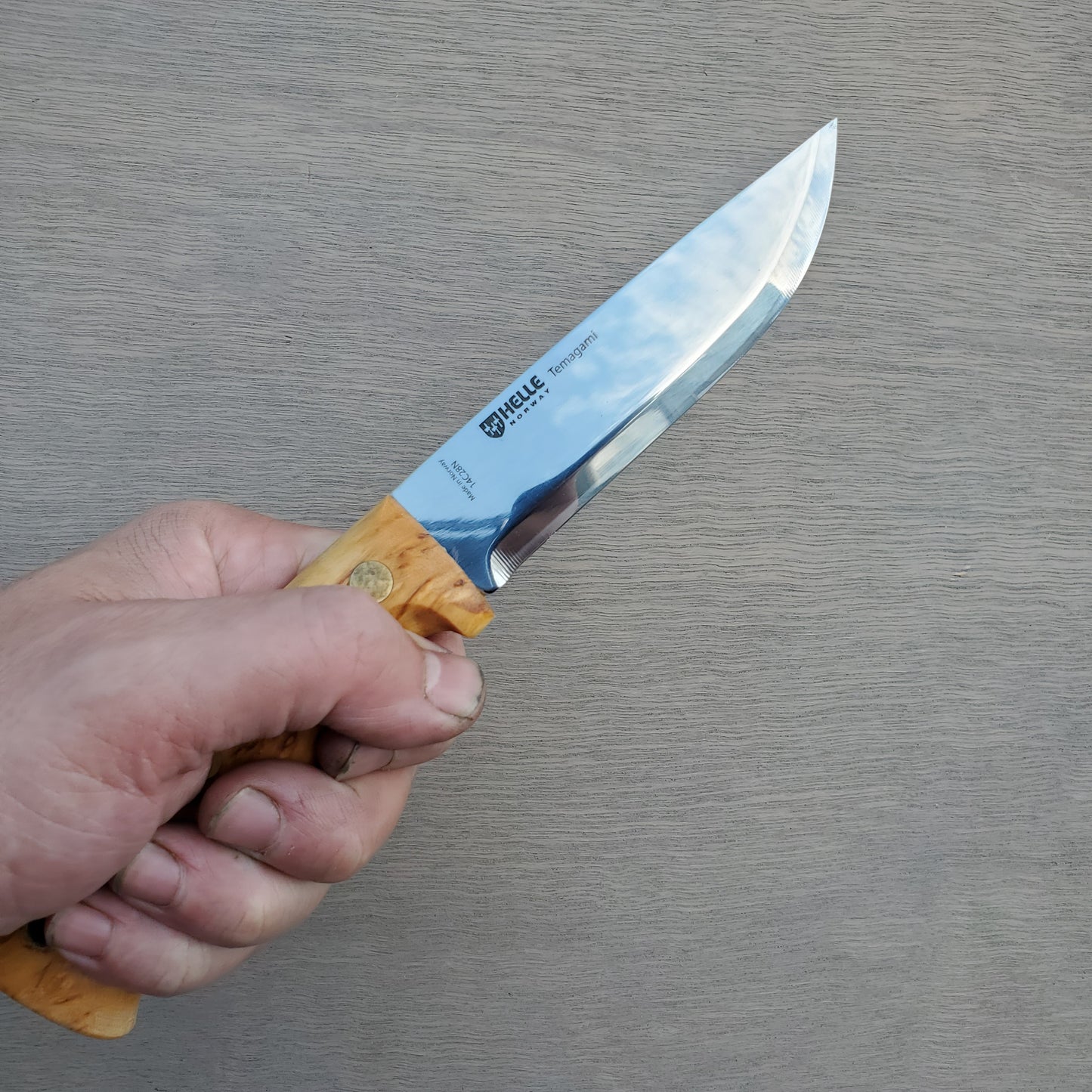 Helle Temagami Bushcraft Knife - 14C28N