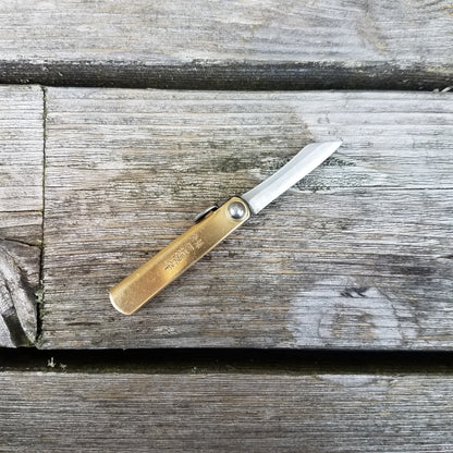 Higonokami 1.5" SK Carbon - Brass