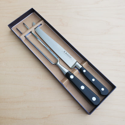 K Sabatier Carving Set Authentique Stainless