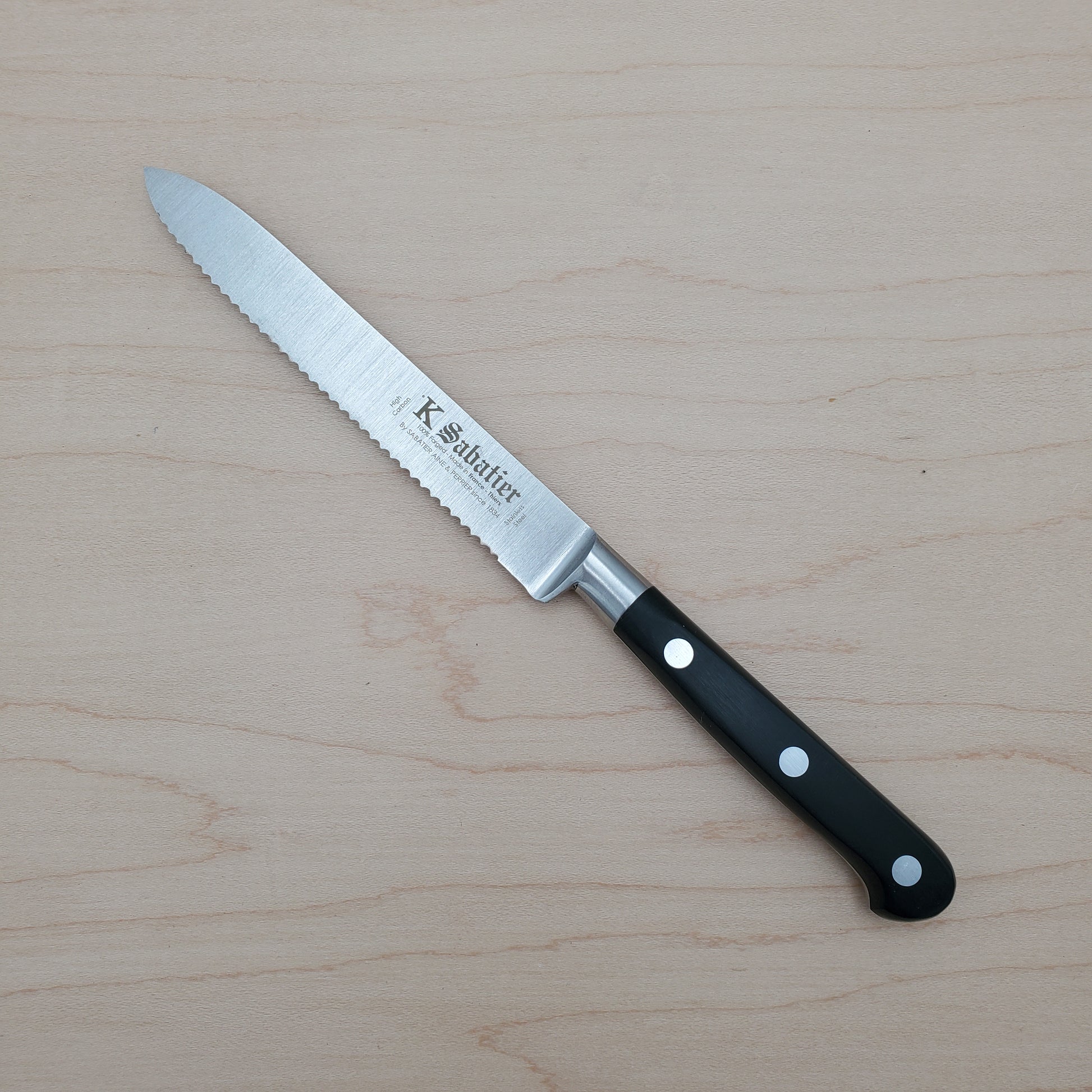 K Sabatier 5 Serrated Utility Tomato Authentique Stainless