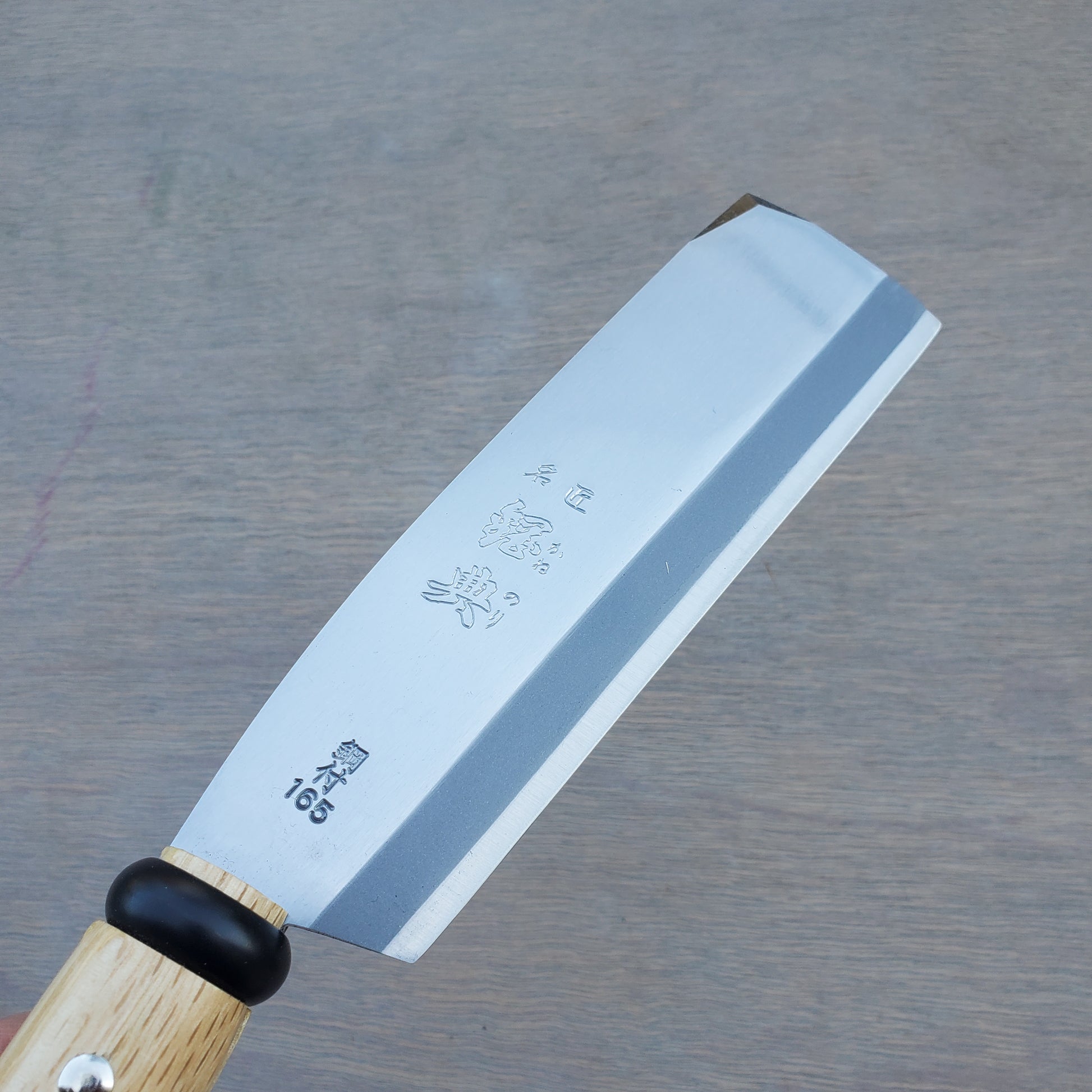 Kanenori 165mm Jigata Nata Hatchet - Double Bevel – Uptown Cutlery