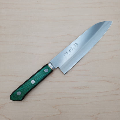 Sakai Kikumori Aoko Warikomi 165mm Santoku