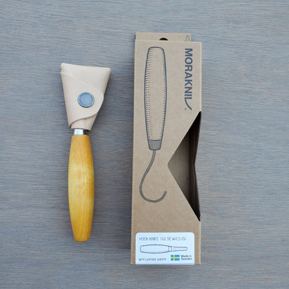Morakniv Hook Knife 162 Double Edge - with Leather Sheath