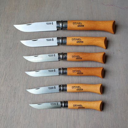 Opinel Classic Folding Knives - Carbon Steel 'Carbone'
