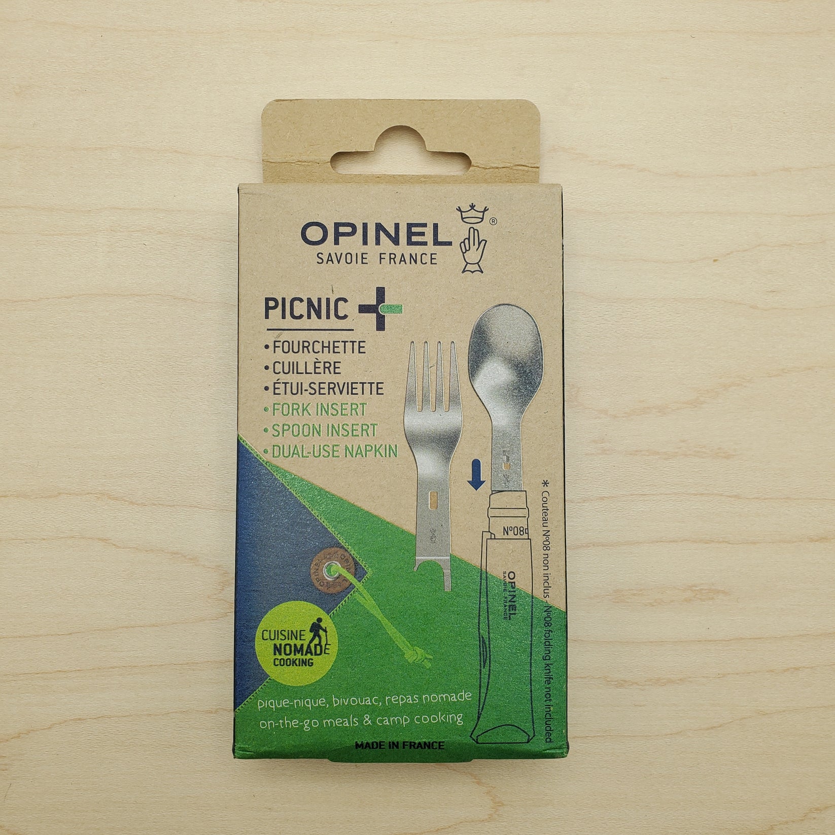 Opinel Picnic+ Cutlery Insert Set Uptown Cutlery
