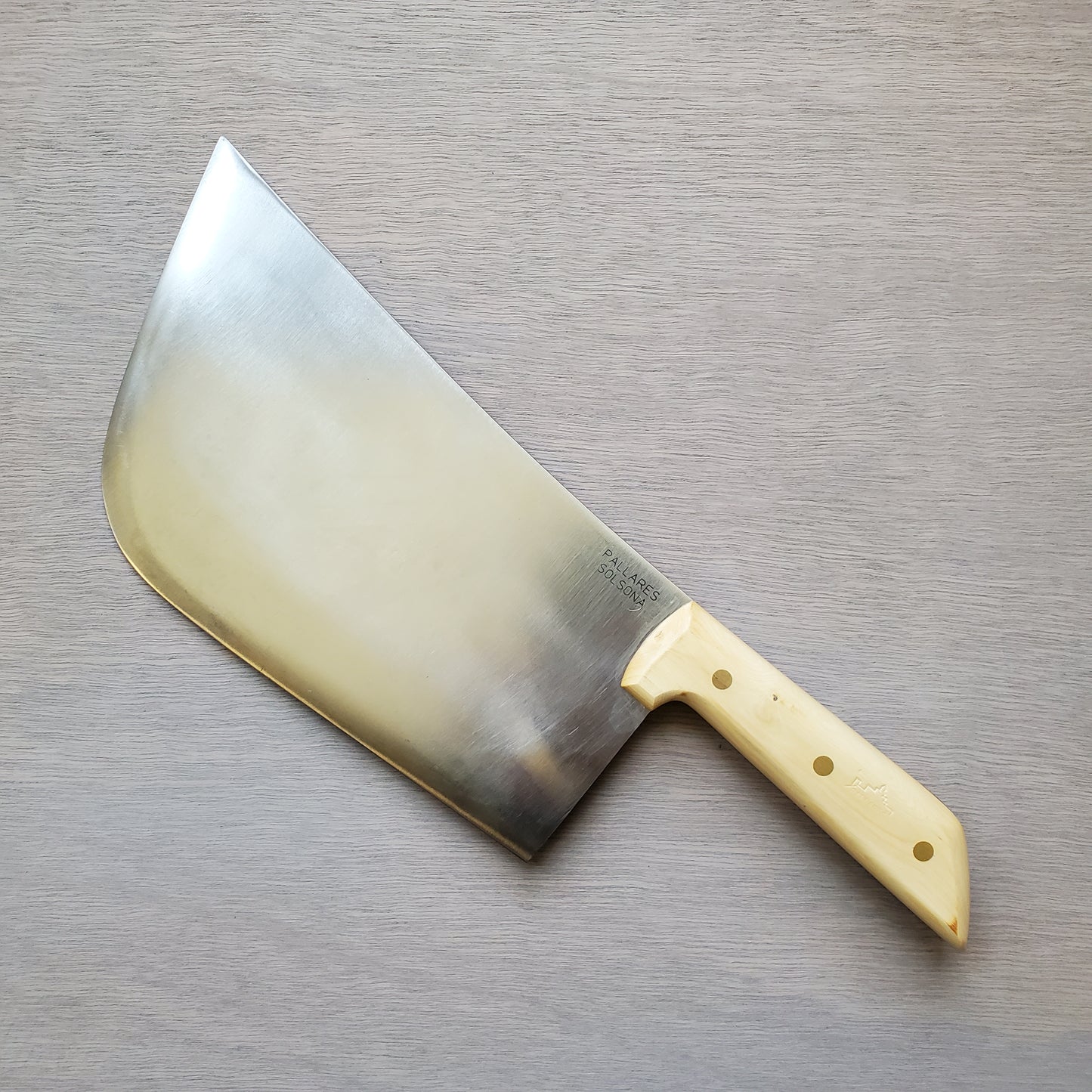 Pallares Butcher Cleaver 10" Carbon Steel - Boxwood
