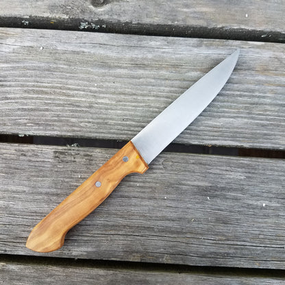 Pallares Steak Knife 4.5" - Carbon Steel - Olive