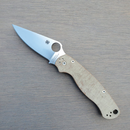 Spyderco Para Military 2 - Cruwear Micarta - C81MCW2