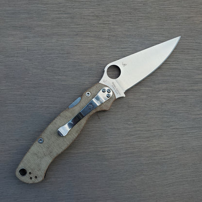 Spyderco Para Military 2 - Cruwear Micarta - C81MCW2
