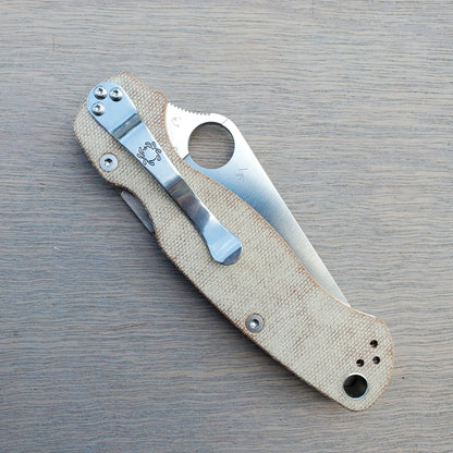 Spyderco Para Military 2 - Cruwear Micarta - C81MCW2