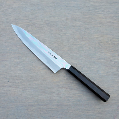 Sakai Kikumori Choyo Gyuto 210mm Shirogami - Ebony