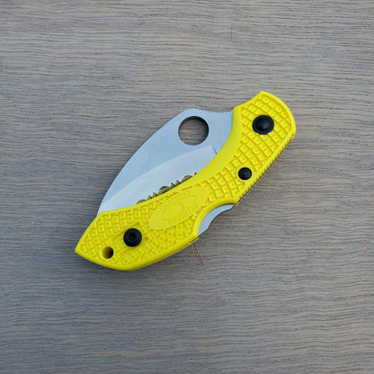 Spyderco Dragonfly 2 Salt - Hawk Bill - Yellow C28SYL2HB