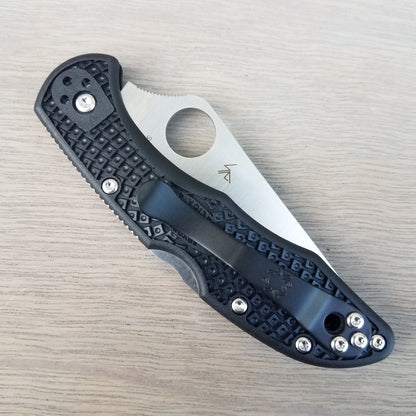Spyderco Delica 4 - Serrated - Black C11PSBK