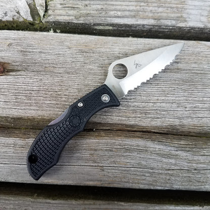 Spyderco Ladybug 3 - Black Serrated - LBKS3