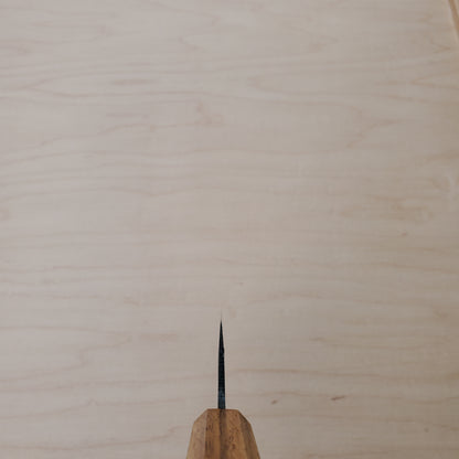 Tosa Tsukasa 165mm Santoku - Shirogami 1 - Oak