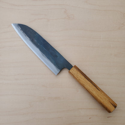 Tosa Tsukasa 165mm Santoku - Shirogami 1 - Oak