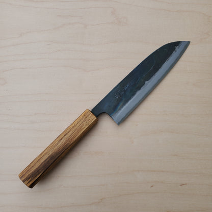 Tosa Tsukasa 165mm Santoku - Shirogami 1 - Oak