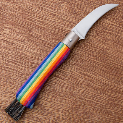 Old Bear Mushroom Knife - Rainbow