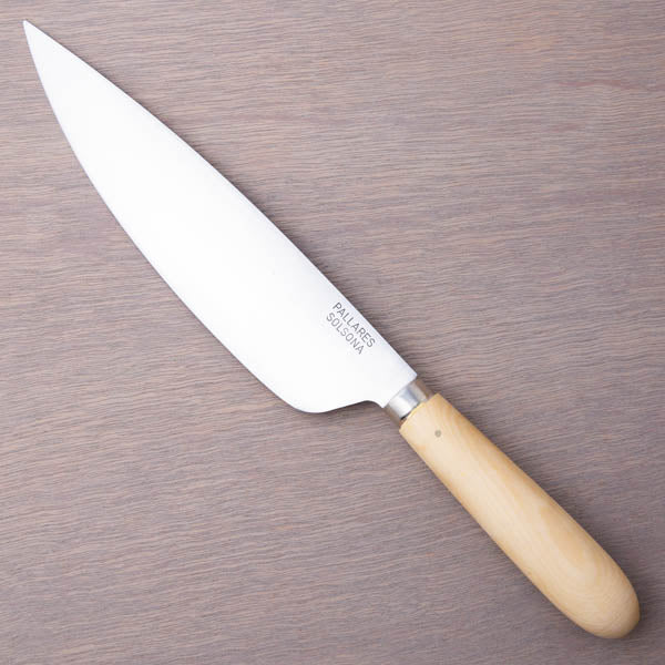 Pallares 'Leaf' 8" Kitchen Knife - Carbon Steel - Boxwood