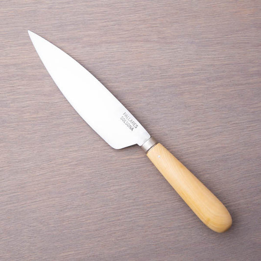 Pallares 'Leaf' 6" Kitchen Knife - Carbon Steel - Boxwood