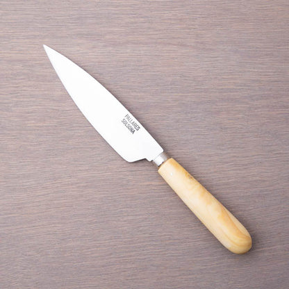 Pallares 'Leaf' 5" Kitchen Knife - Carbon Steel - Boxwood