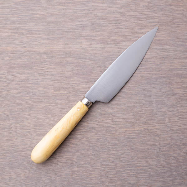 Pallares 'Leaf' 5" Kitchen Knife - Carbon Steel - Boxwood