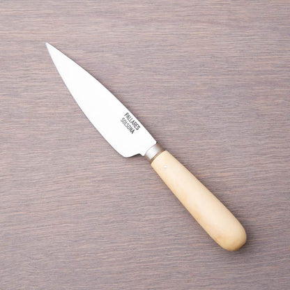 Pallares 'Leaf' 4" Kitchen Knife - Carbon Steel - Boxwood