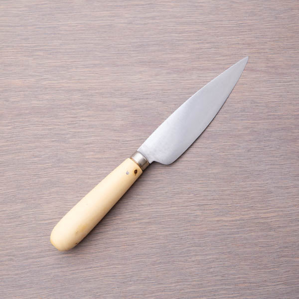 Pallares 'Leaf' 4" Kitchen Knife - Carbon Steel - Boxwood