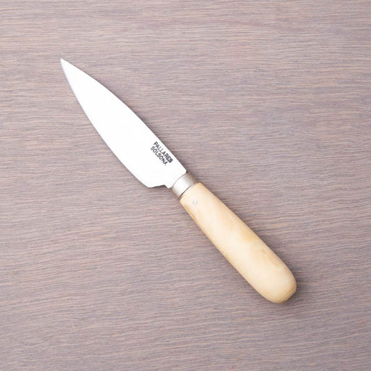 Pallares 'Leaf' 3.5" Kitchen Knife - Carbon Steel - Boxwood