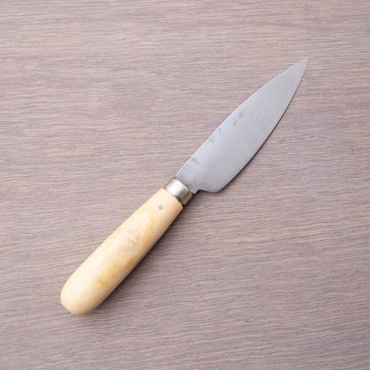 Pallares 'Leaf' 3.5" Kitchen Knife - Carbon Steel - Boxwood