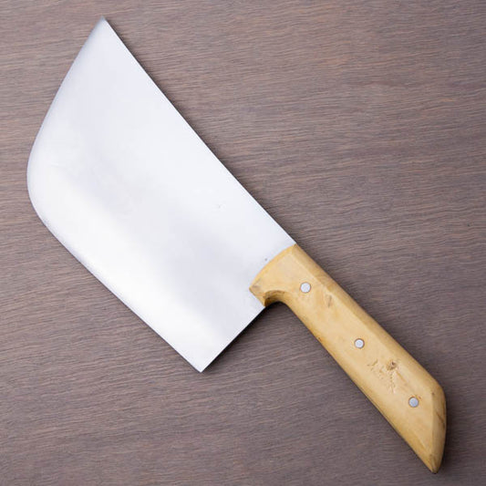 Pallares Butcher Cleaver 9" Carbon Steel - Boxwood
