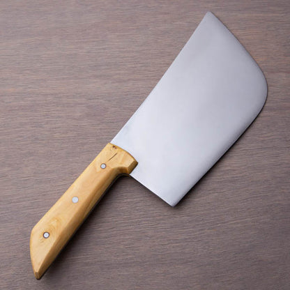 Pallares Butcher Cleaver 9" Carbon Steel - Boxwood