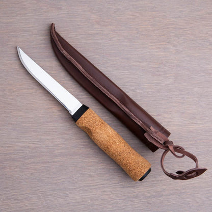 Helle Hellefisk Fishing Knife Cork Handle