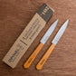 Opinel Paring Knives Set of 2 - No. 102 Carbon Steel