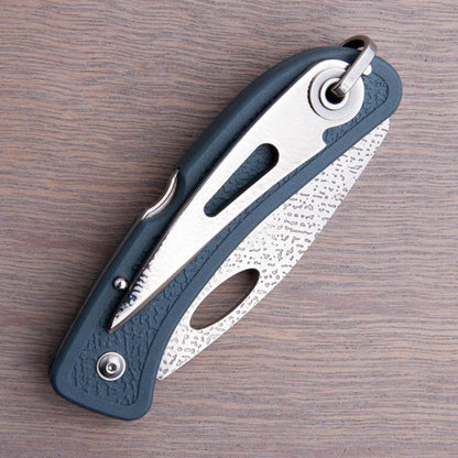 Boye Pointed Tip Folder with Titanium Marlinspike - Blue