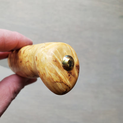 Wood Jewel Fillet Knife 6" - Curly Birch