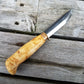 Wood Jewel Scout - Fixed Blade Curly Birch 23PP
