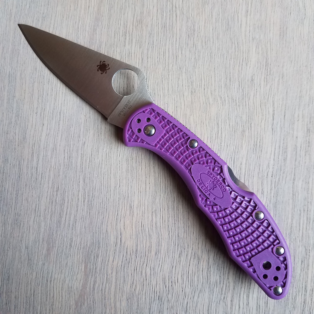 Spyderco Delica 4 Lockback - Purple - C11FPPR