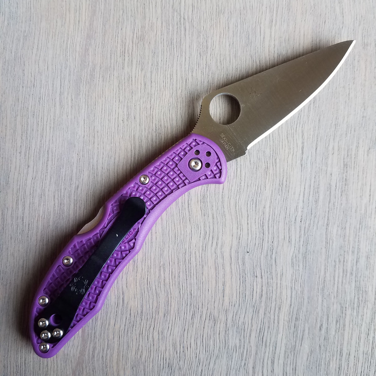 Spyderco Delica 4 Lockback - Purple - C11FPPR
